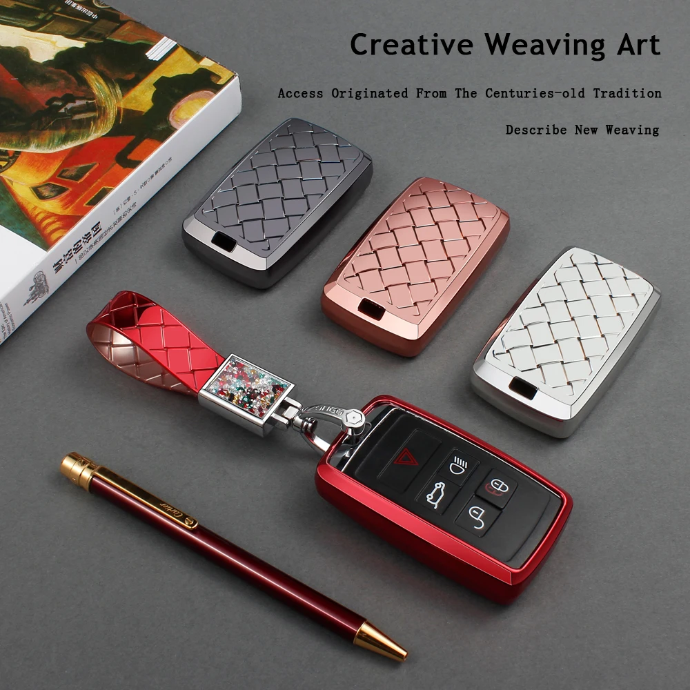 Чехол для автомобильных ключей чехол Land Rover Range Sport Evoque Velar Discovery 5/Jaguar E-Pace 2018 2019 |