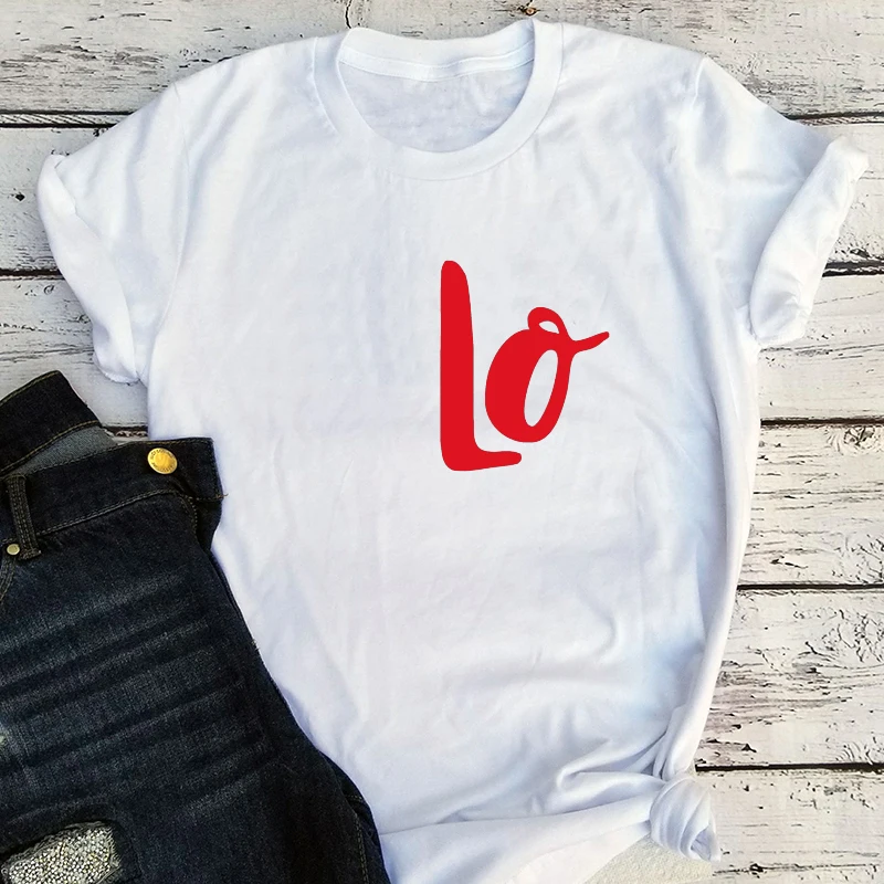 

Valentines Day Shirts Plus Size Women Thanksgiving Casual Mom Dad Plus Size Graphic T Shirts Gothic Tee Couple Clothes