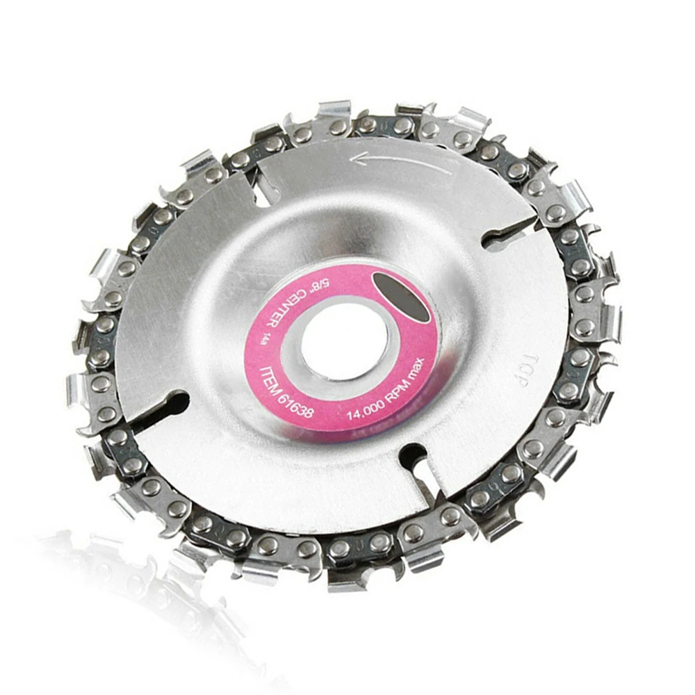 

New 4 Inch Angle Grinder Disc 22 Tooth Chain Saw for Wood Carving Cutting Tool