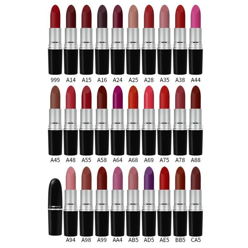 12Pcs/Lot MYG 29 Colors Lipstick Matte Nutritious Lipstick Professional Lips Makeup Long-lasting Lipstick Wholesale Cosmetics