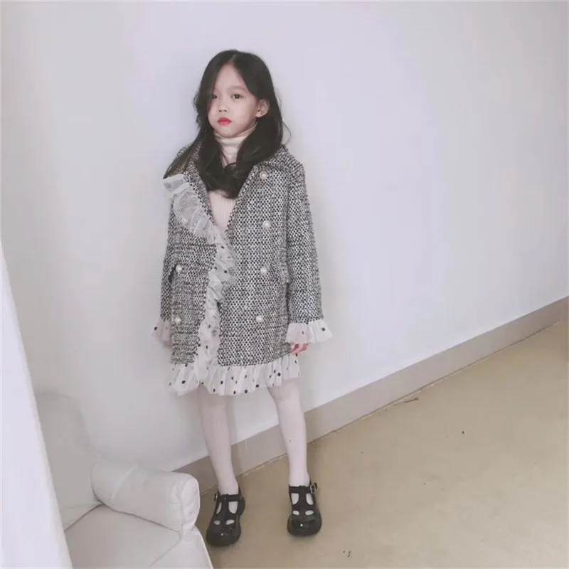 LILIGIRL/брендовая куртка для девочек; модная праздничная одежда принцессы; Новинка года; детская верхняя одежда; пальто для детей; весенние куртки