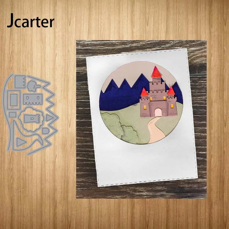 

2021 Hillside Trees Forest Metal Cutting Dies Craft Cut Die Stencil for Scrapbooking Handmade Paper Make Album Model Punch Blade