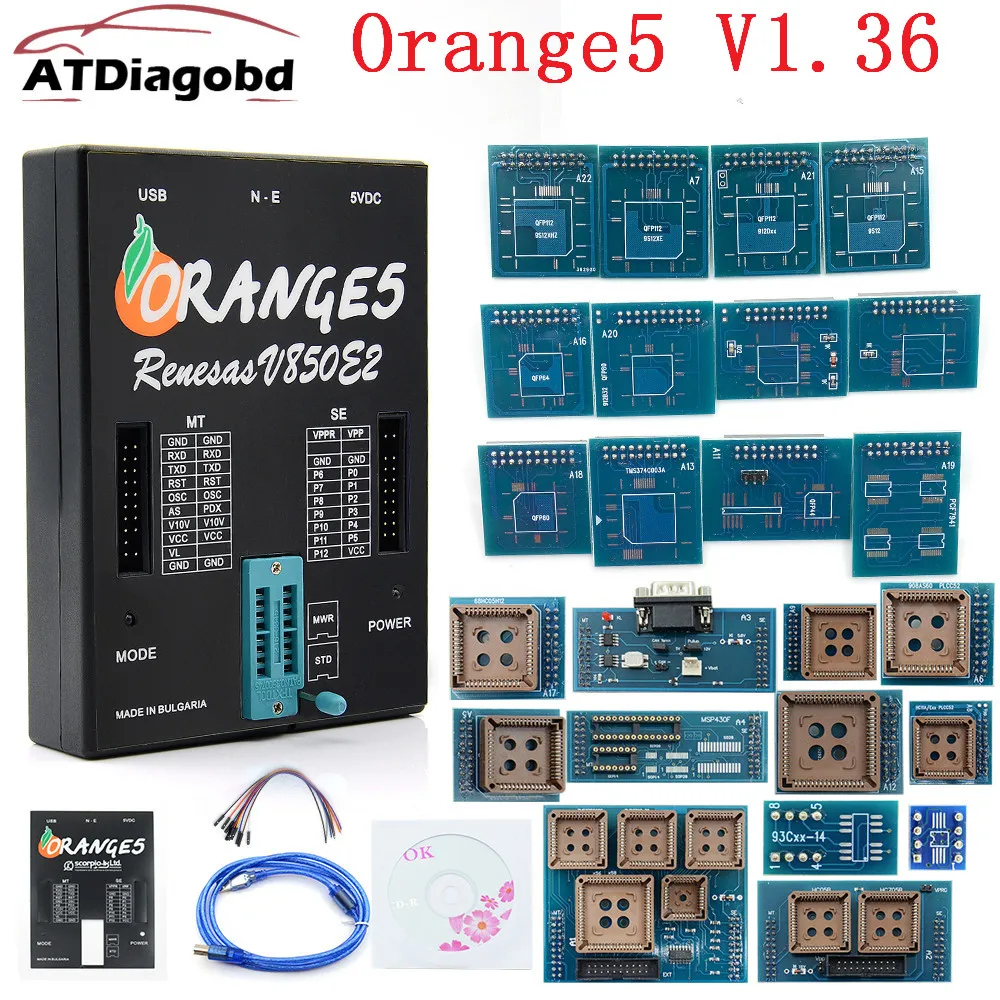 Программатор Orange5 инструмент для программирования высококачественный оранжевый