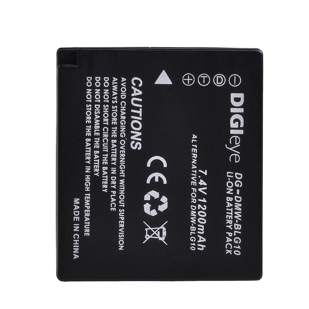 Аккумулятор 1200 мА · ч DMW-BLG10 DMW BLG10 BLE9 + встроенное двойное зарядное устройство USB со