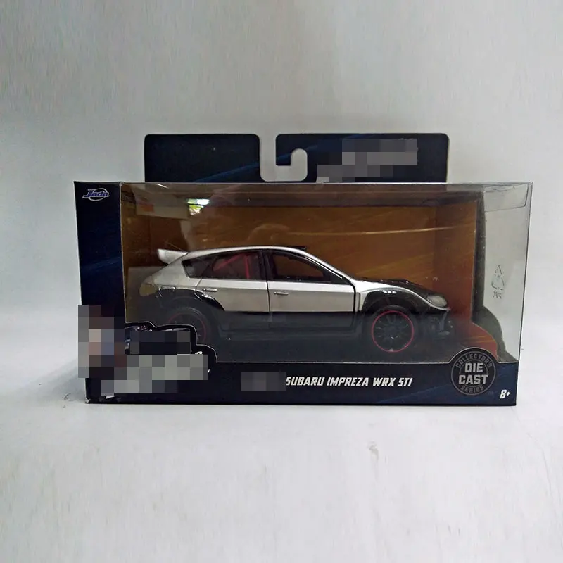 SUBARU STI JADA 1/32 масштаб Плимут GTX, тойота Супра, ниссан R34, Dodge зарядное устройство, HONDA S2000, Mitsubishi Eclipse литая металлическая модель автомобиля игрушка - Цвет: SUBARU STI