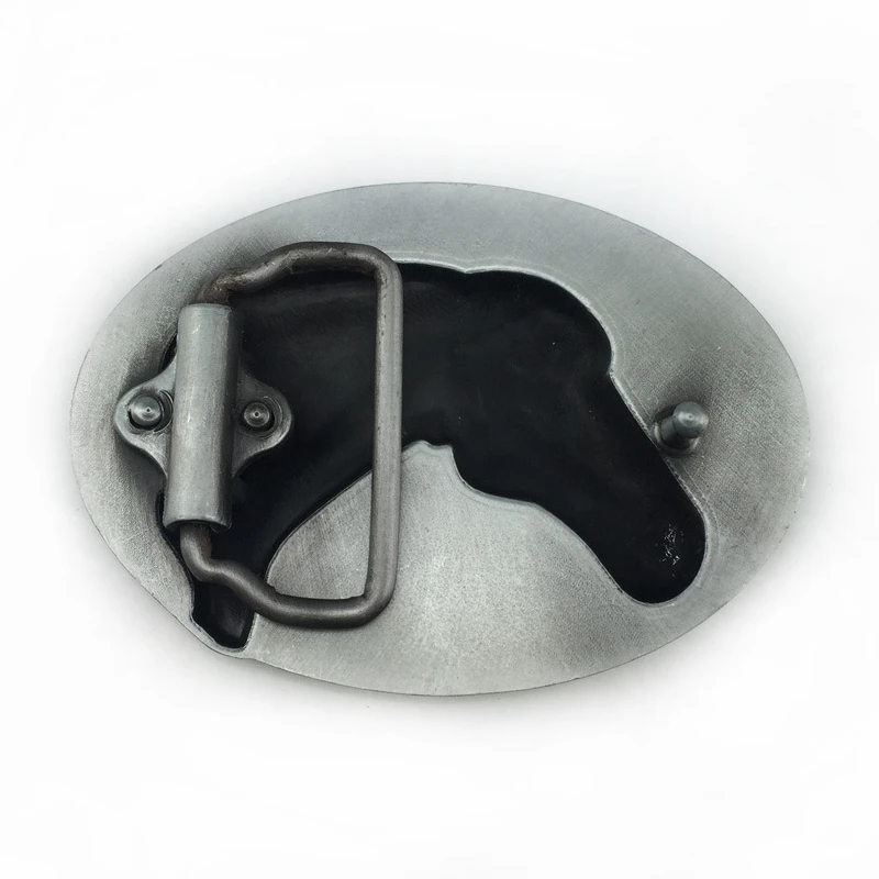 Мужской эксклюзивный бренд лошади Серебряный бронзовый металлический ремень