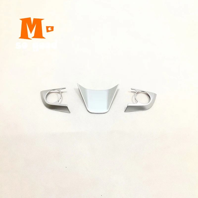 

2018 2019 Accessories Car Steering Wheel Button Frame Cover ABS Plastic Chrome for Toyota Camry Trim Interior Mouldings