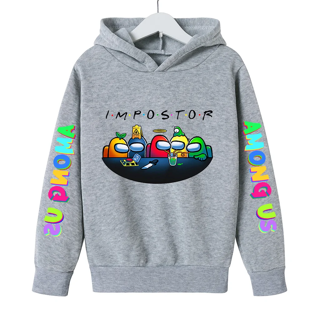 

Children's Children's Clothing Spring and Autumn Sweatshirts Boys and Girls Game Printing Fashion Pullovers Long-sleeved Hoodies