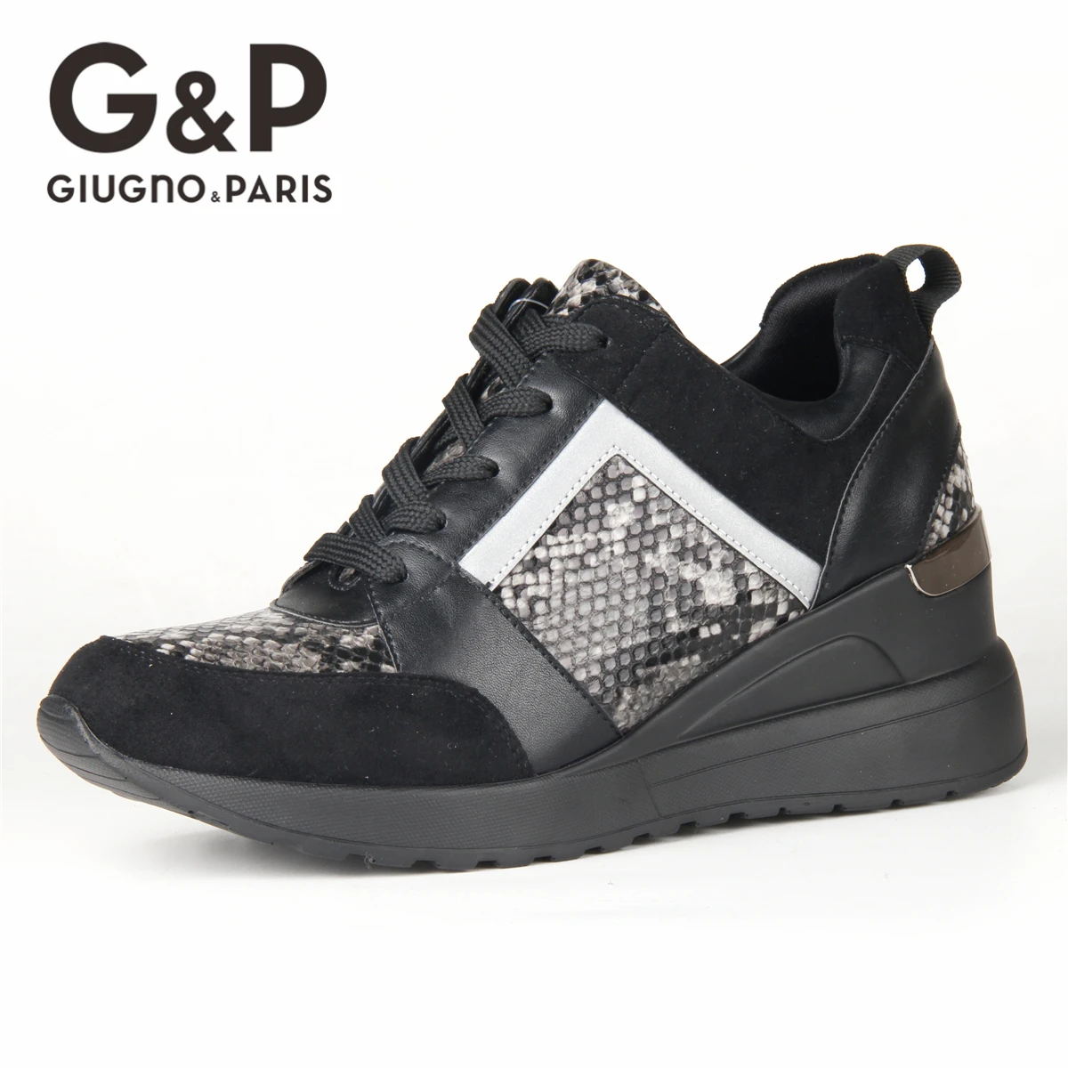 Женские леопардовые кроссовки на платформе Сезон весна зима Женская обувь