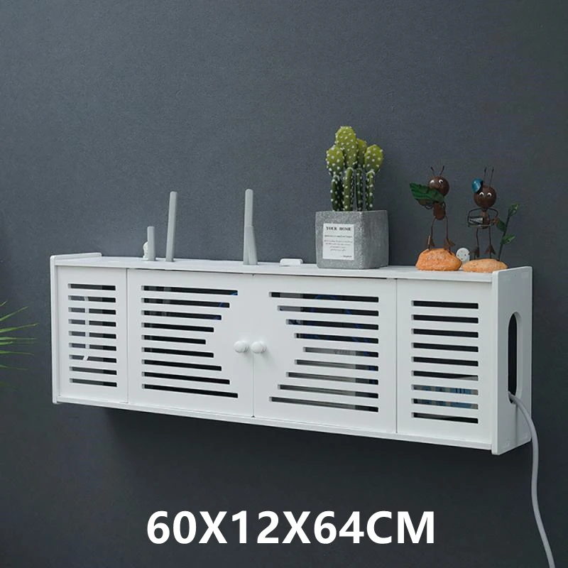 60x12x24 см большой ящик для хранения беспроводного Wi-Fi маршрутизатора полка без