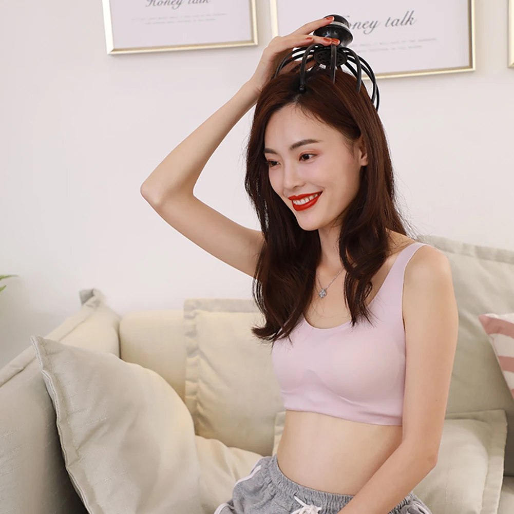 

Electric Vibration Head Massager Fatigue Stress Relief Massage 12-Claw Instrument Head Acupoints Massage Scalp Care Relaxed