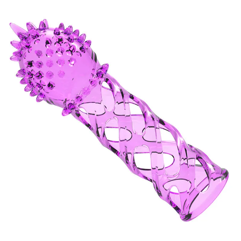 Jiuji стимулирующий набор для мужчин сексуальный волчий зуб прозрачные