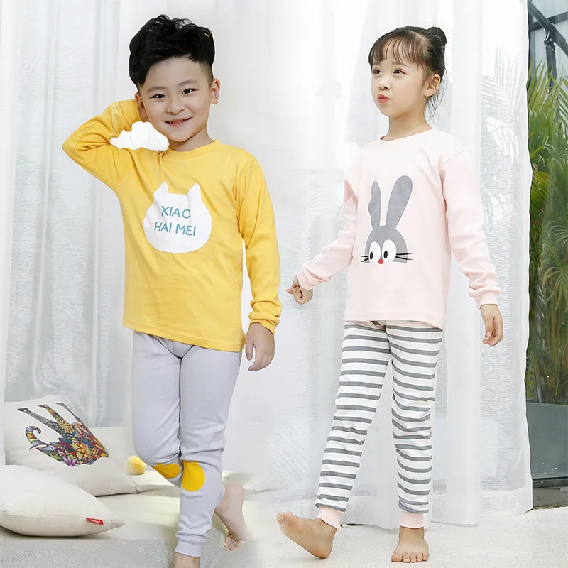 Детские пижамные комплекты с героями мультфильмов одежда для маленьких девочек 2