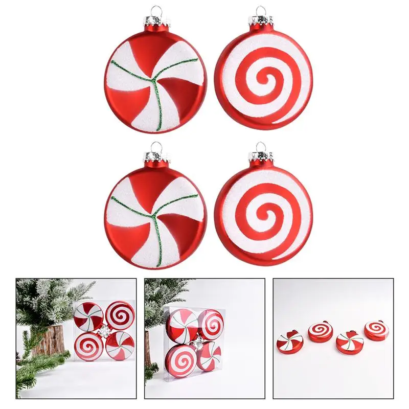 

4 шт., подвесные украшения для ёлки