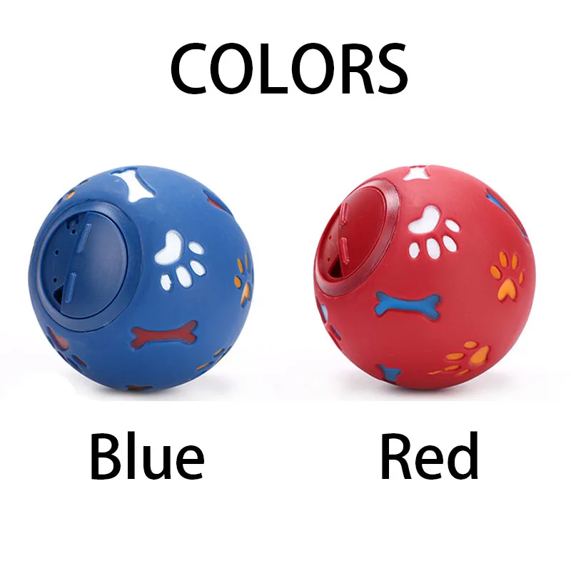 Следы кости игрушка мяч для собаки Забавный интерактивный жевательная собак Еда