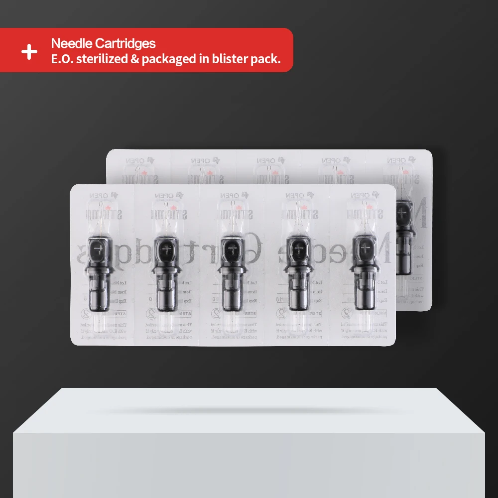 50Pcs Stigma Tattoo Cartridges Needles Mixed #12 #10 Disposable Needle with Membrane Assorted Size | Красота и здоровье