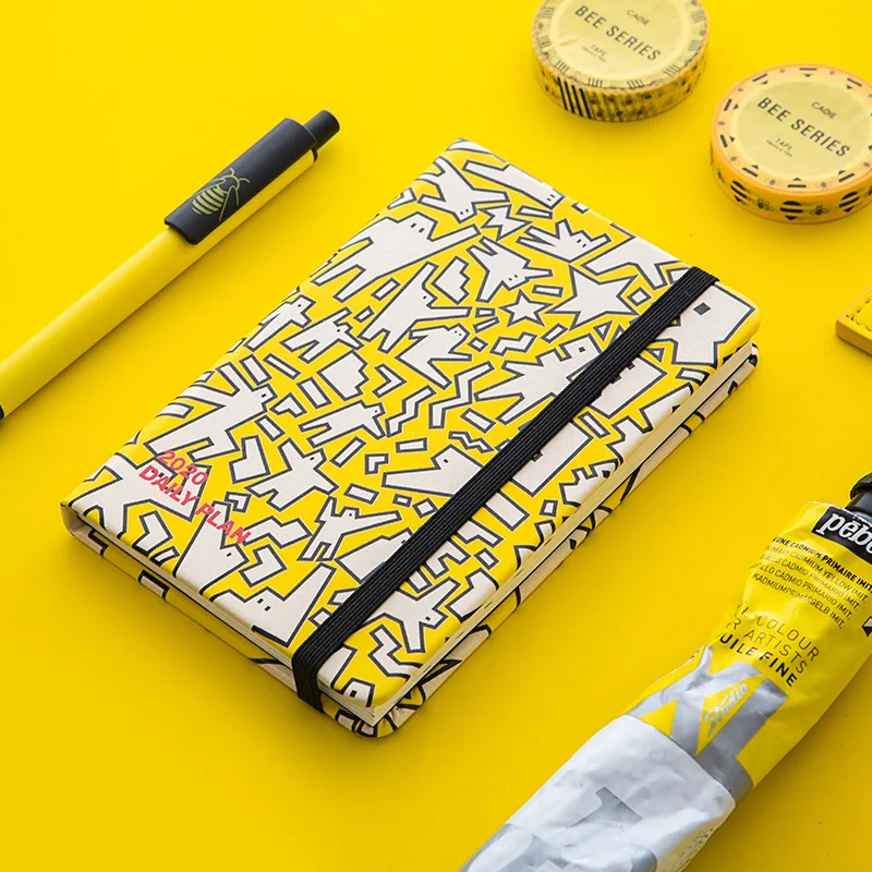 Ежедневник 2020 планировщик A7 записная книжка Органайзер ежемесячный недельный