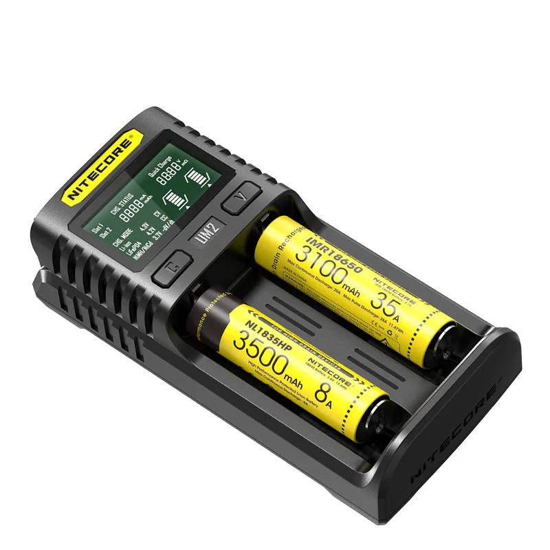Зарядное устройство Nitecore UM2 с двумя USB разъемами зарядное интеллектуальной
