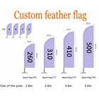 Индивидуальный перьевой баннер, открытый пляжный флаг с флагштоком и основанием для мастерской, мойка автомобиля, персональный Летающий флаг