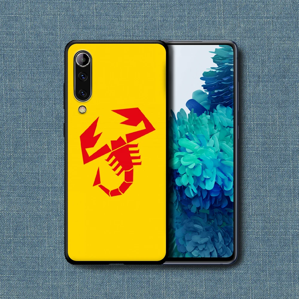 

Karl Abarth Sport Car Logo Phone Case For Xiaomi Mi Note 10 A3 9 MAX 3 A2 8 9 Lite Pro Ultra black Funda Silicone Prime Fashion