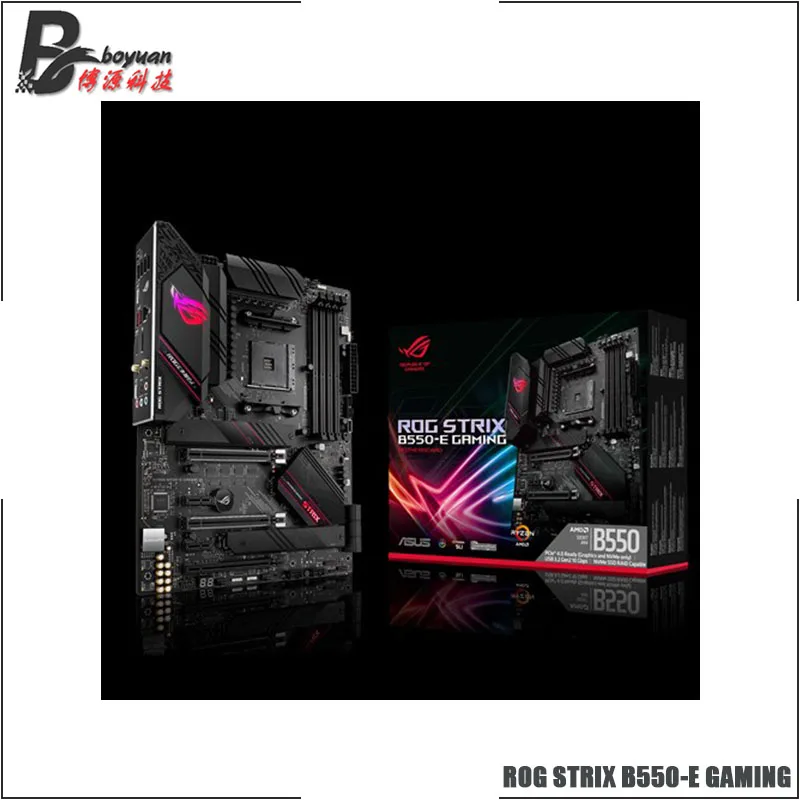 ASUS ROG STRIX B550 E GAMING ATX B550M AMD DDR4 4600(OC) МГц 128 ГБ M.2 SATA USB 3 2 лучшая поддержка R9 Desktop AM4