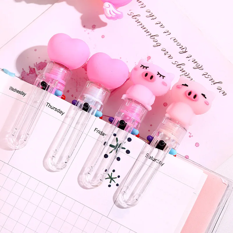 10 в 1 цветные ручки Новое поступление многоцветная шариковая ручка с милыми