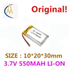 Новый полимерный литиевый аккумулятор с полной емкостью 3,7 в, 102030 мАч, MP3, микрорекордер гарнитура и динамики с Bluetooth navigator