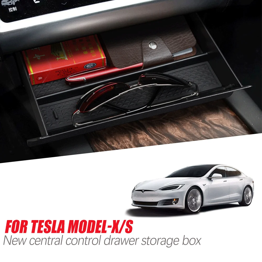 Центральный ящик управления для Tesla Model X S 2014-2019 Автомобильный хранения планшета