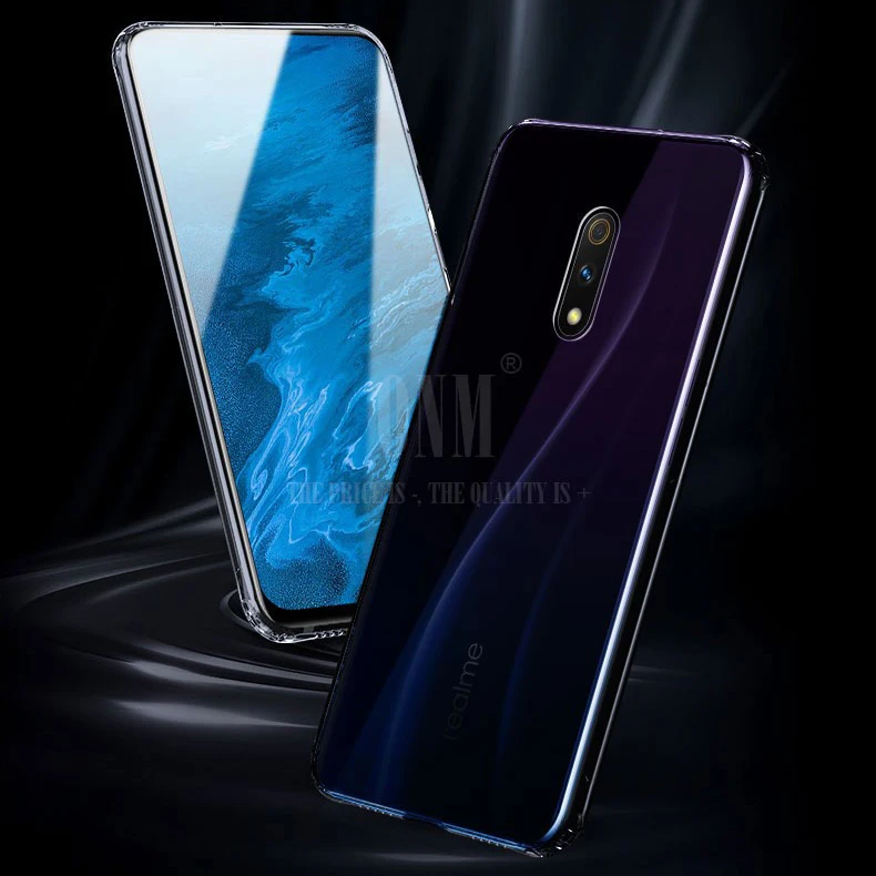 Чехол для OPPO Realme 5/5 Pro прозрачный силиконовый чехол-бампер из ТПУ мягкий чехол на