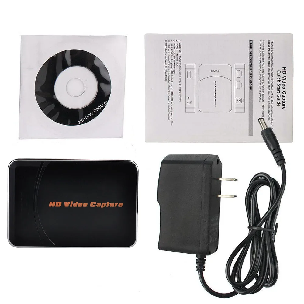 Ezcap280 HDMI YPbPr игровой видеорегистратор для Xbox PS3 PS4 TV STB Box медицинский уход DVD