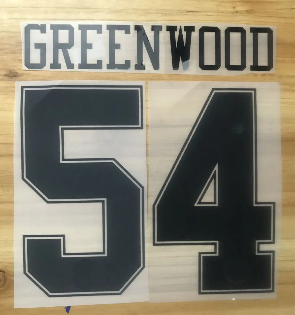 

#54 GREENWOOD Nameset Термотрансферная печать