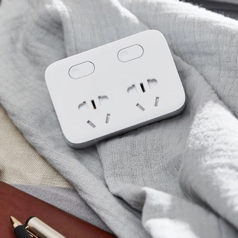 Оригинальный Xiaomi power Strip 2 розетки отдельных переключателя конвертер портативный