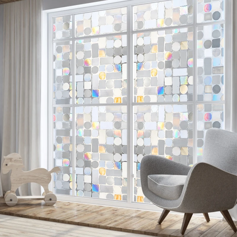 Квадратное и Круглое стекло FIilm статическая пива защита теплоизоляция 3D лазерный