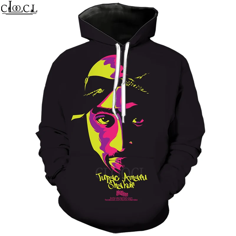 

Худи HX Rapper Tupac Amaru Shakur 2pac для мужчин и женщин, осенняя толстовка с 3D принтом, Модный повседневный тренировочный костюм Харадзюку С Капюшоном, ...