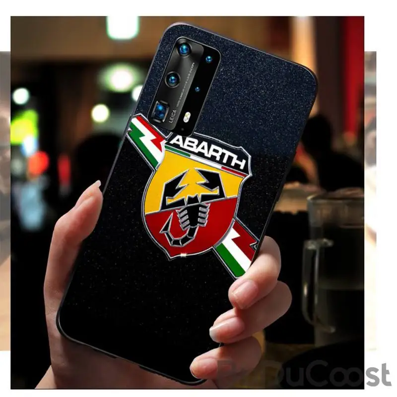 

Italy Sports car abarth logo Phone Case for huawei P40 pro lite P8 P9 P10 P20 P30 psmart 2019 2017 2018