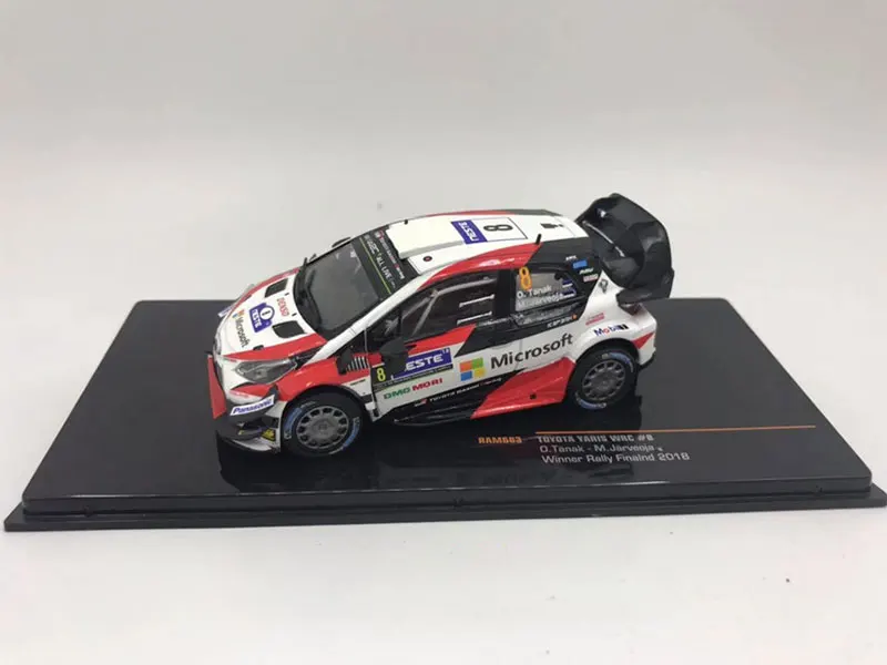 Классическая 1:43 шкала литья под давлением YARIS WRC моделирование гоночный
