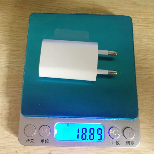 Высокое качество 18 89g USB адаптер питания A1400 зарядное устройство EU вилка для iPhone 10