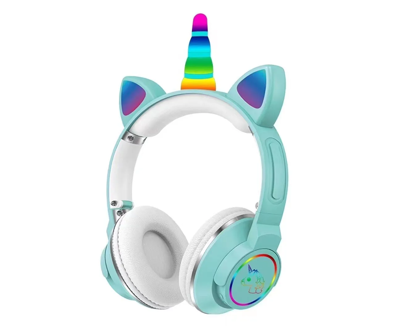 Беспроводные наушники со светодиодный подсветкой для девочек музыкальный шлем с