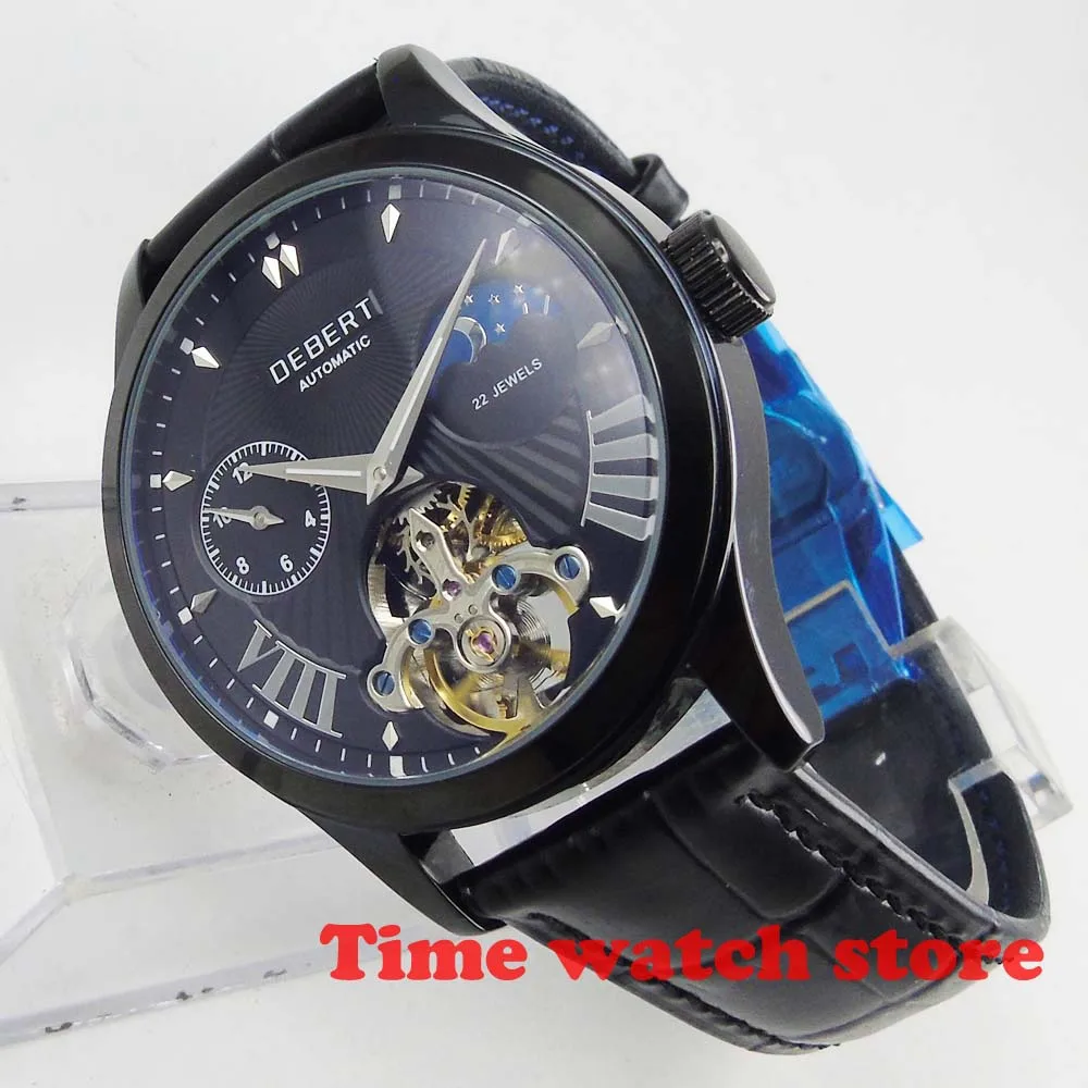 Новинка 2019 41 мм мужские часы с pvd покрытием золотые серебряные водонепроницаемые