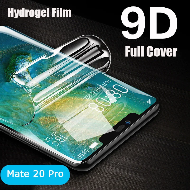 600D 1 2 шт не стеклянная мягкая Гидрогелевая пленка для Huawei P20 P30 Pro на Mate 20 Защитная