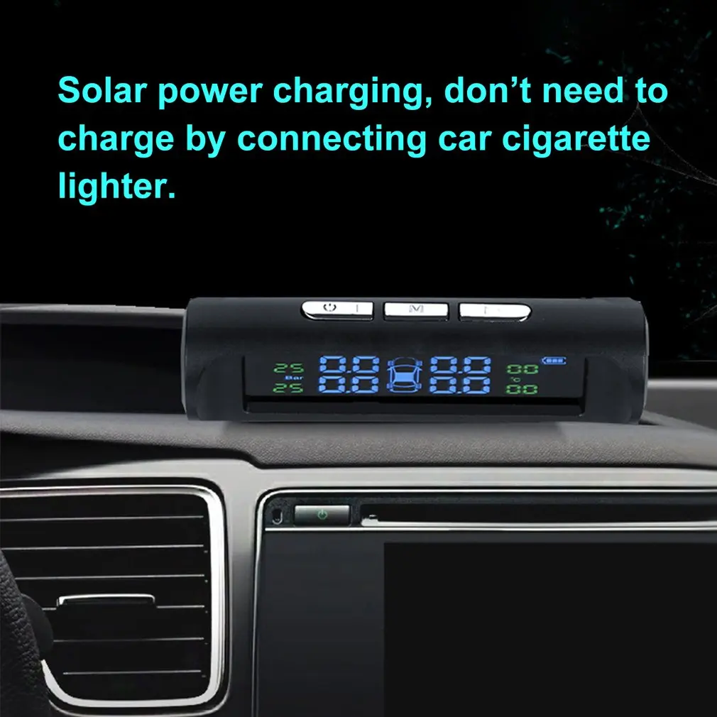 Внешний универсальный автомобильный монитор для обнаружения шин беспроводной