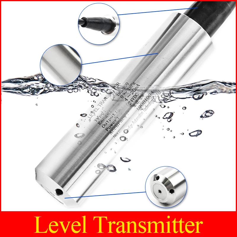 Гидростатический датчик уровня воды для бассейна 0 10 в глубина 200 метров озера и