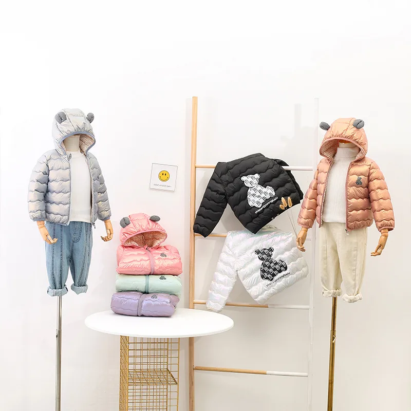 

Children's Autumn And Winter Down Cotton Lightweight Thin Boys And Girls Warm Baby Padded Jacket Winter Coat