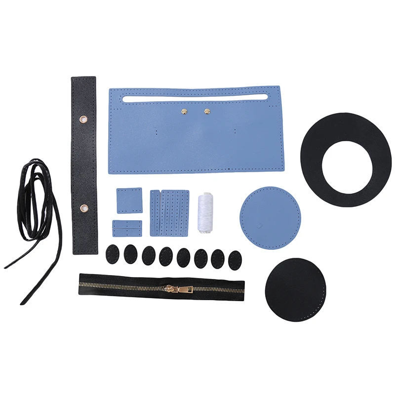 

1 Set Handmade Handbag Shoulder Strap Woven Bag Set Leather Bag Bottoms With Hardware Accessories For DIY Bag Backpack