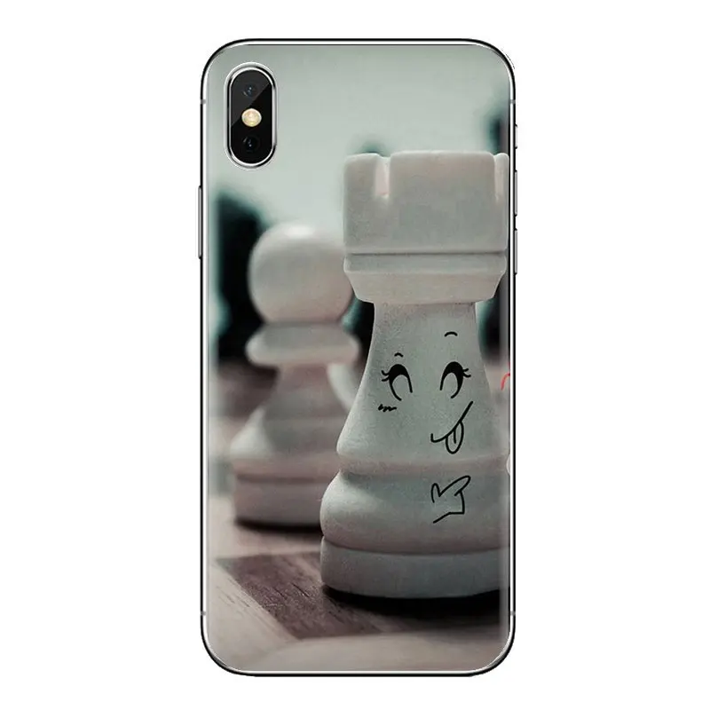 Шахматная доска для Xiao mi 6 A1 Max x 2 5X 6X Red Note 5 5A 4X 4A A4 4 3 Plus Pro прозрачный мягкий чехол