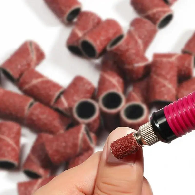 

1 box Nagel Boor Schuren Caps Cutters Voor Pedicure Sander Eelt Elektrische Verwijder Vervanging Nail Tool Cleaning Manicur D1P4