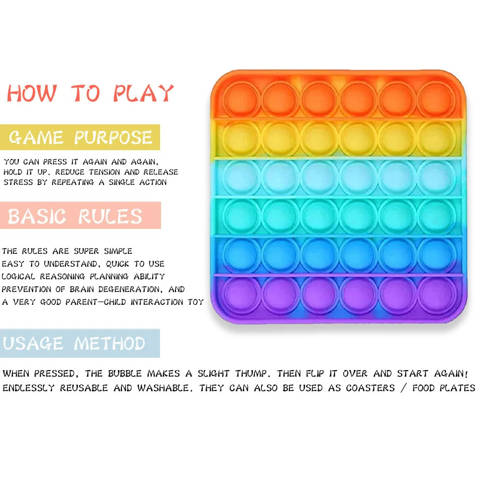 

1 set Antistress Toys Fidget Sensory Toys Set Kids Autism Anxiety Relief Toy for Adult Children Gifts Decompression Toy