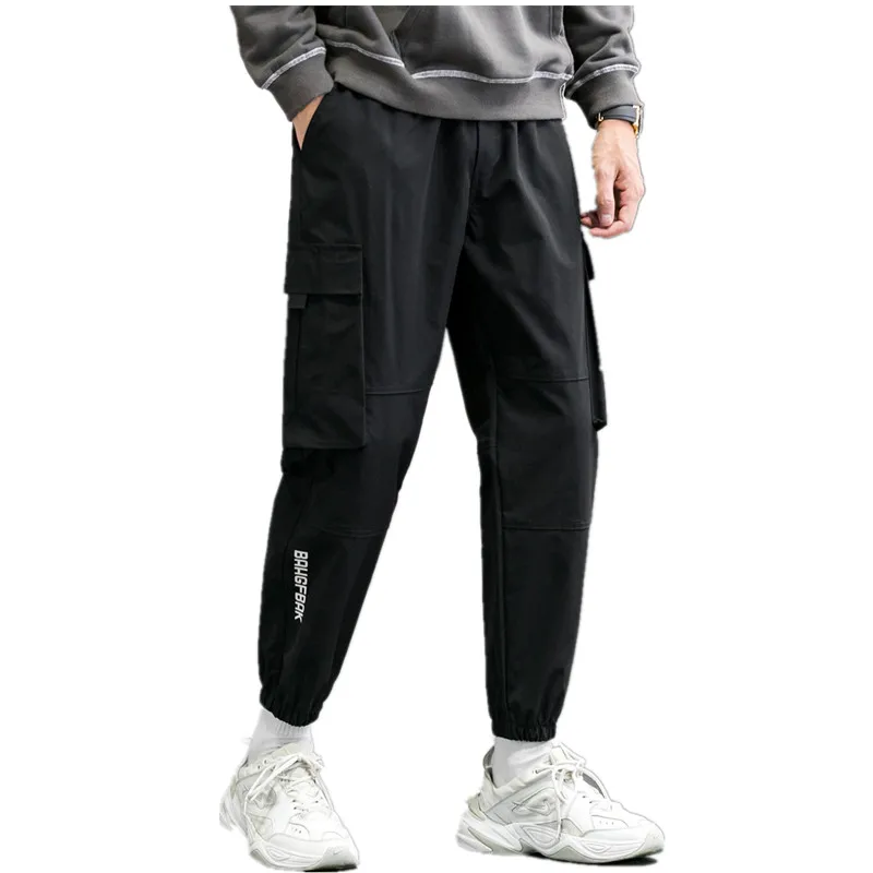 

Trousers hip hop Men Casual Pants Autumn Elastic Waist Streetwear Fashions Jogger Pants Style Clothes joggers