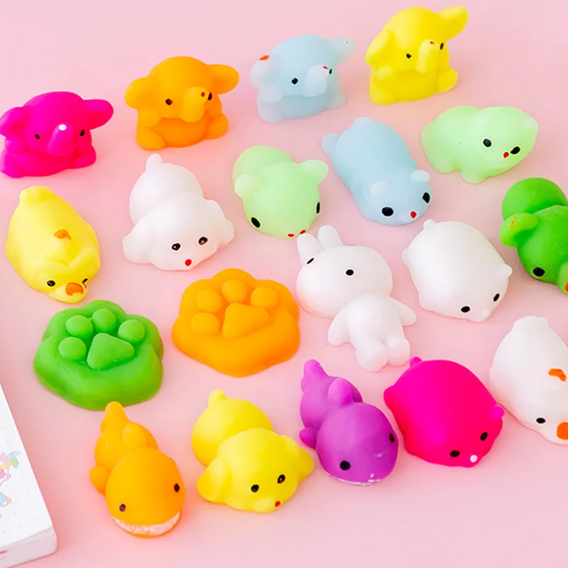 Mochi Kawaii животные мягкие игрушки фиджет-пакет Сжимаемый кролик антистресс