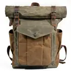 Модные холщовые кожаные рюкзаки для мужчин, роскошный дорожный ранец в стиле пэчворк, водонепроницаемые прочные повседневные маленькие школьные сумки